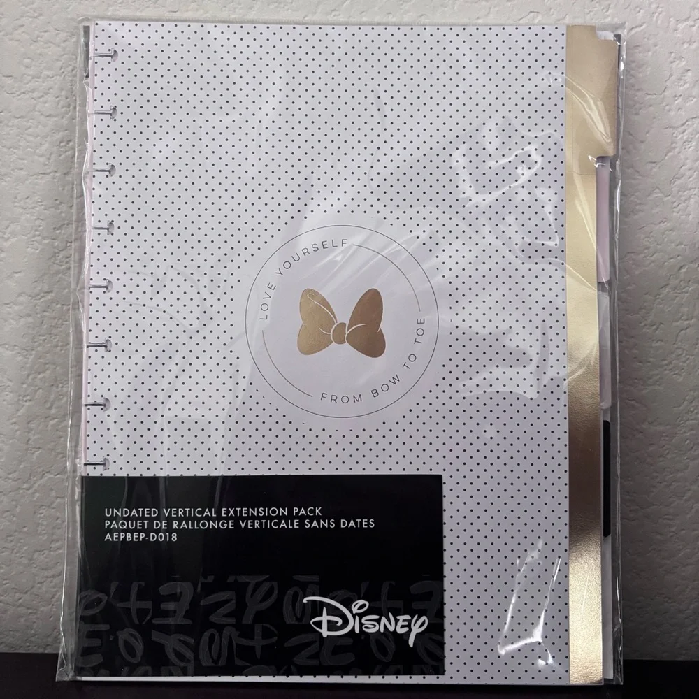 The Happy Planner Disney vertical extension pack for big planner